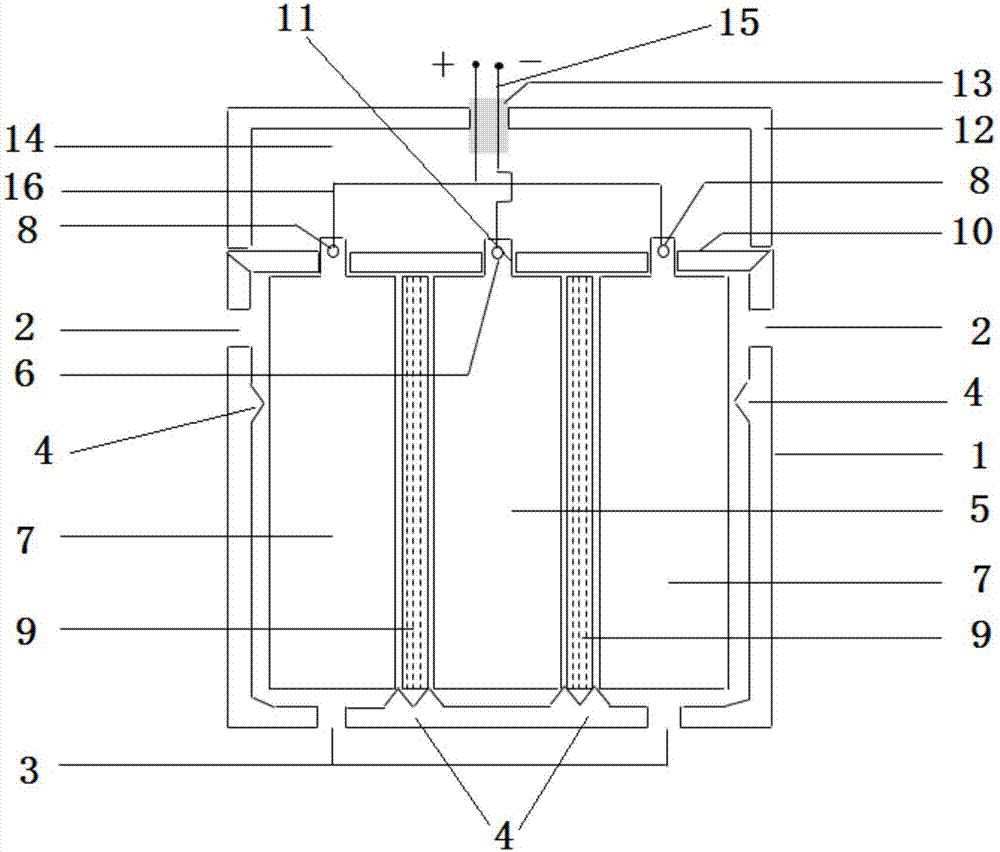 Graphene-magnesium seawater battery device