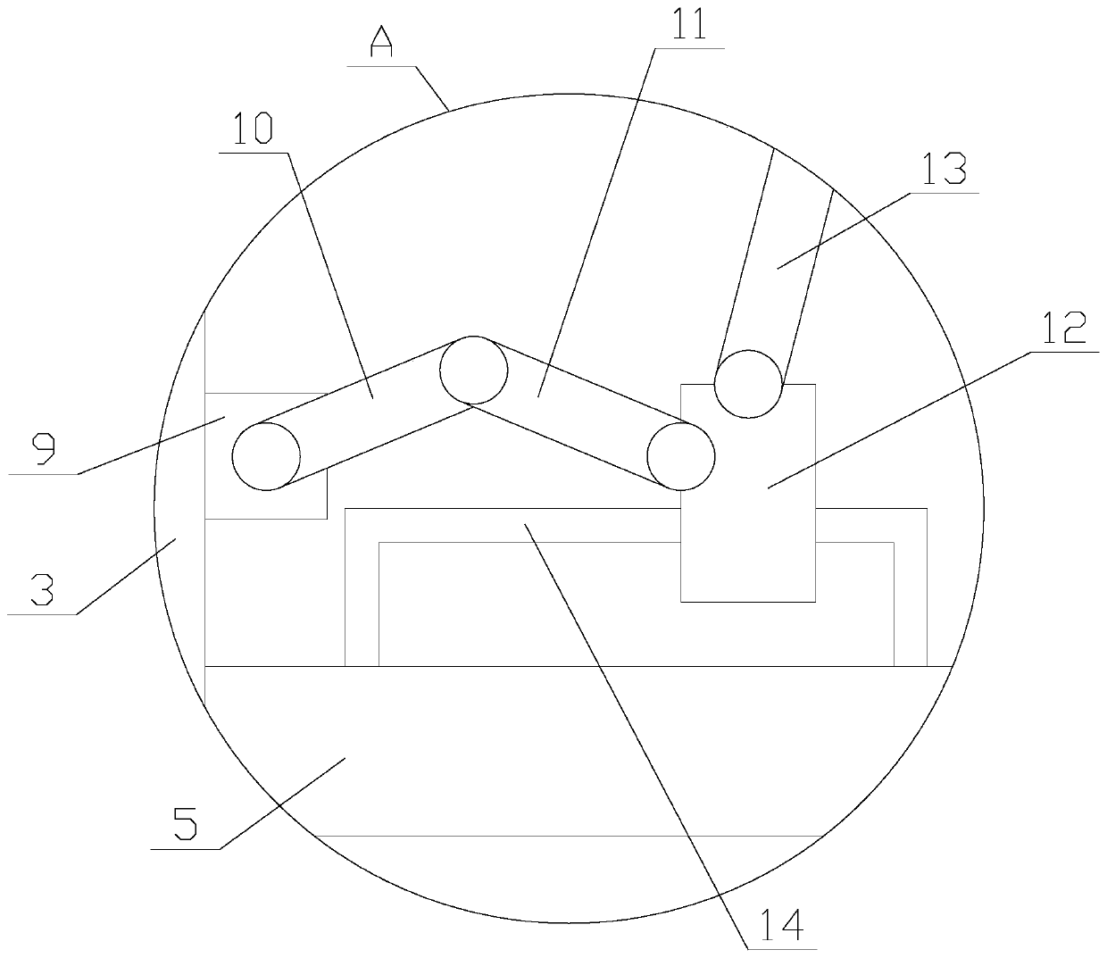 Anti-obstruction type concentrator with automatic feeding function for ore dressing