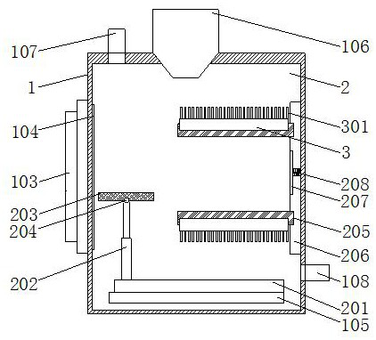 Sintering device for sintering neodymium-iron-boron magnet, and using method thereof