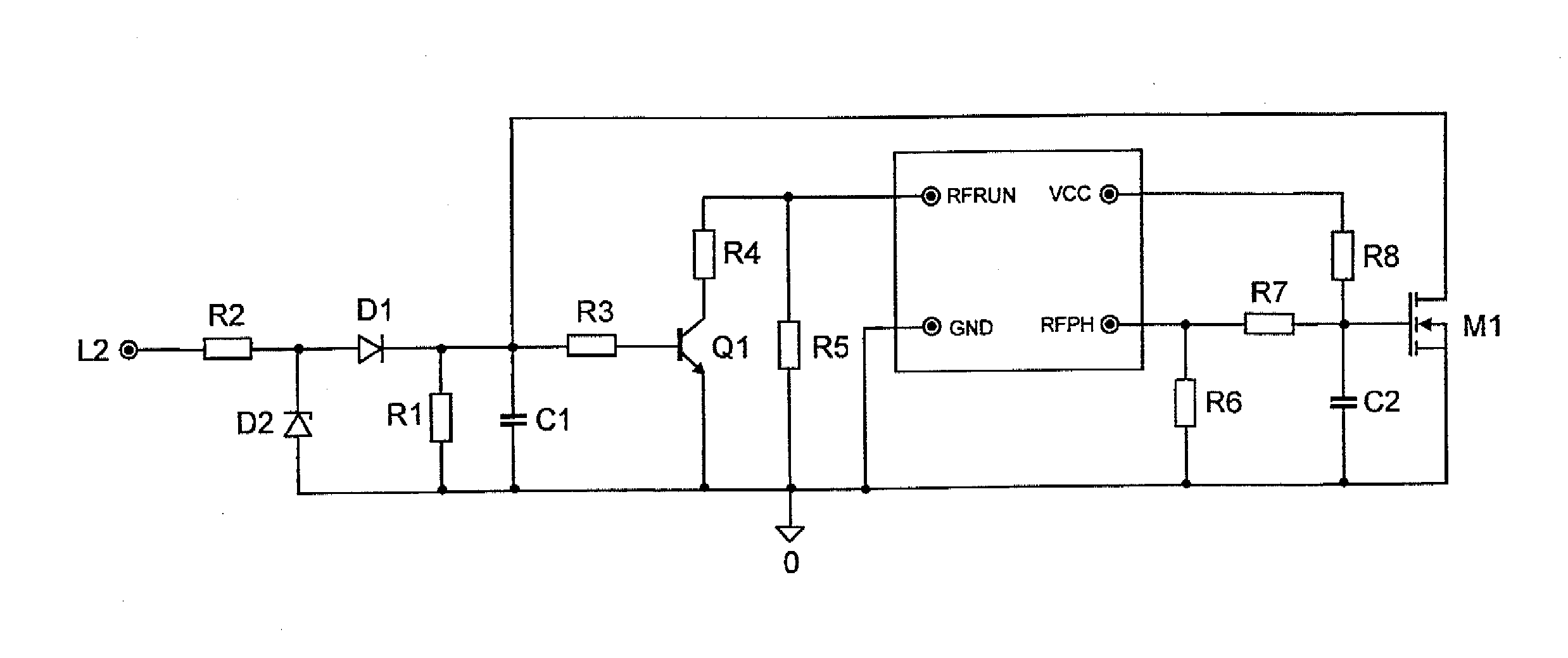 Electronic ballast for a discharge lamp