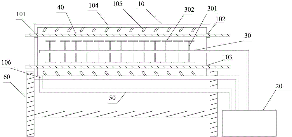 Water cooling type efficient wire cooling device