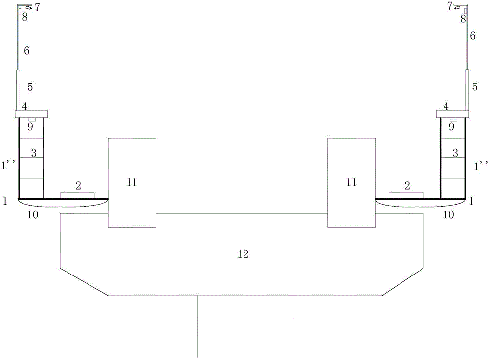 Straddle-type monorail traffic emergency evacuation exit