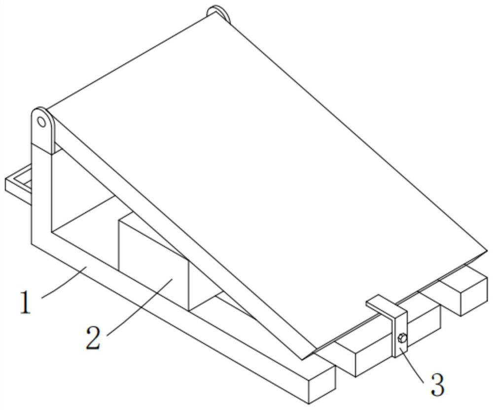 Height measuring device for tunnel fire-fighting pipeline installation