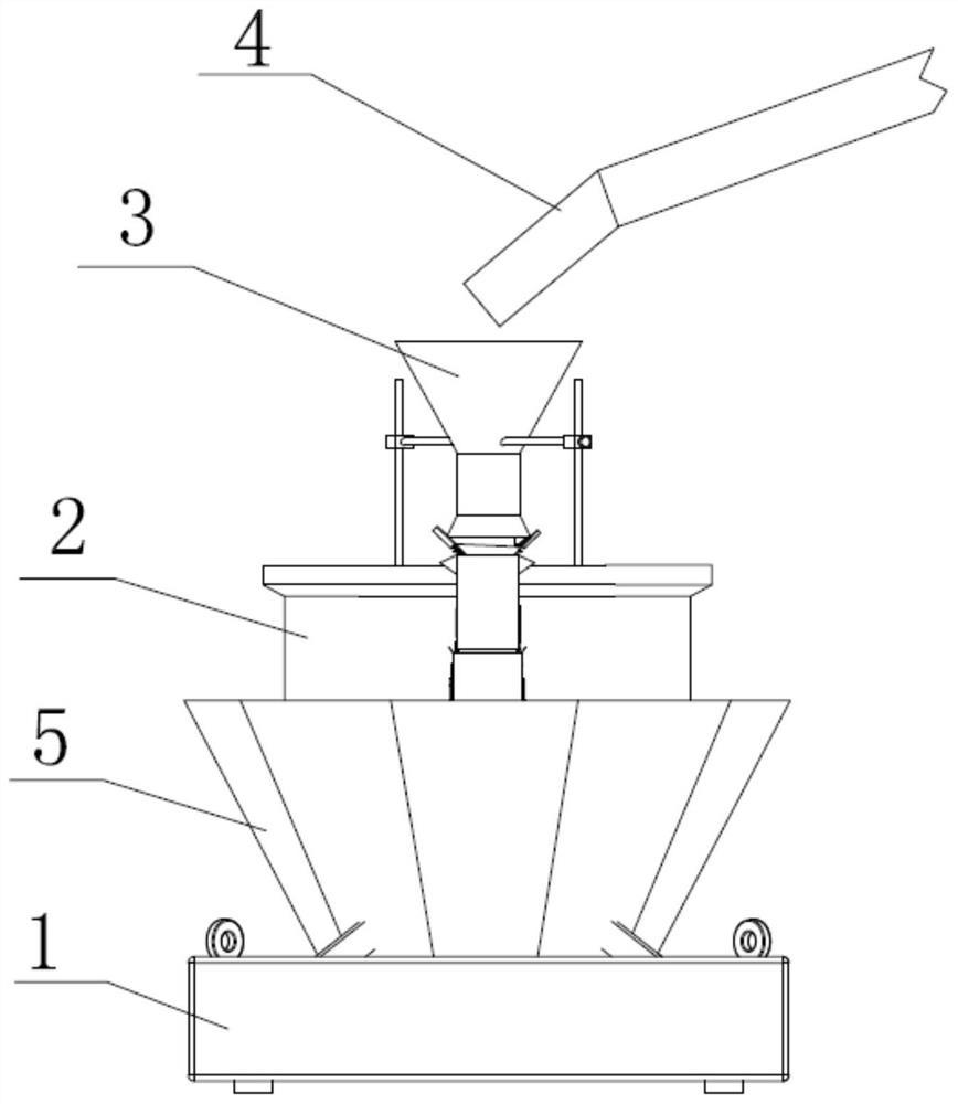 Error reduction type seed weighing method and weighing machine