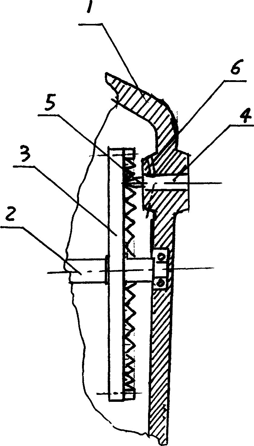 Fixing lock for gear-box of motorcycle