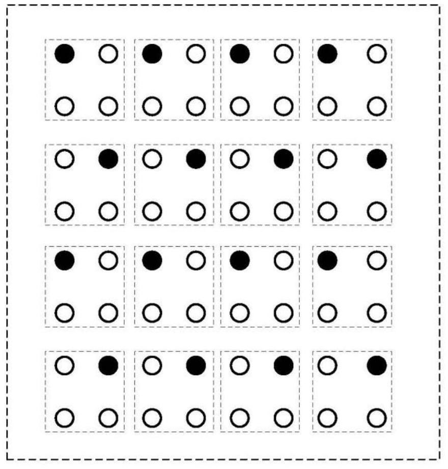 Image interpolation method and system based on dislocation sampling, and storage medium