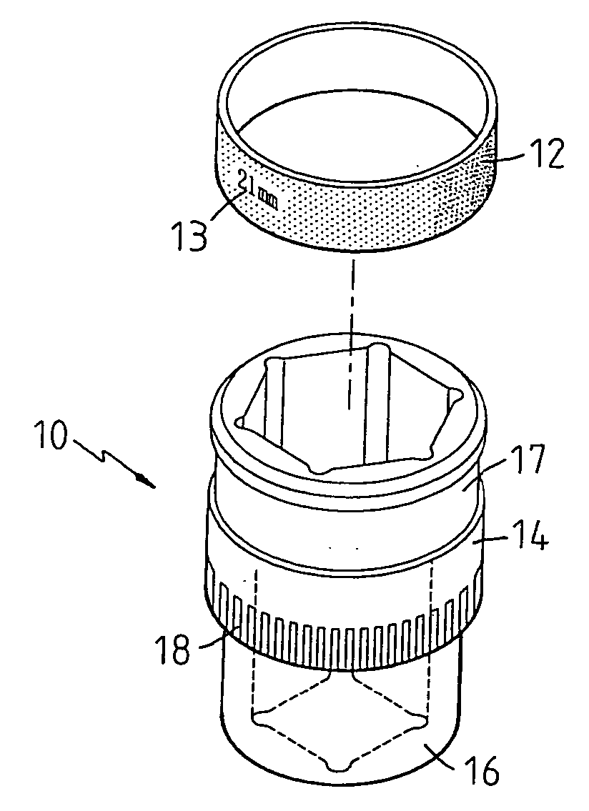 Socket device with an indication portion