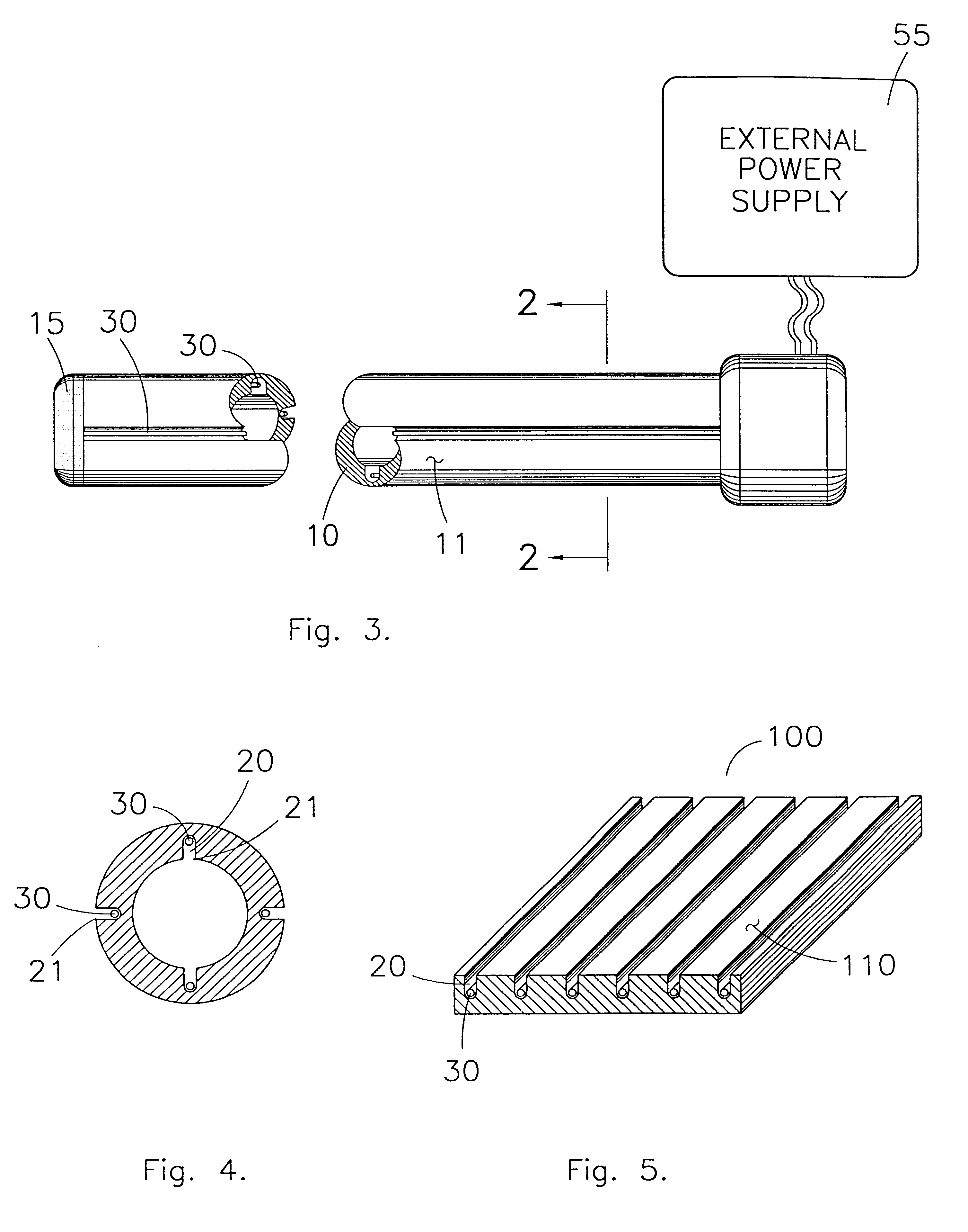 Electrode system in iontophoretic treatment devices