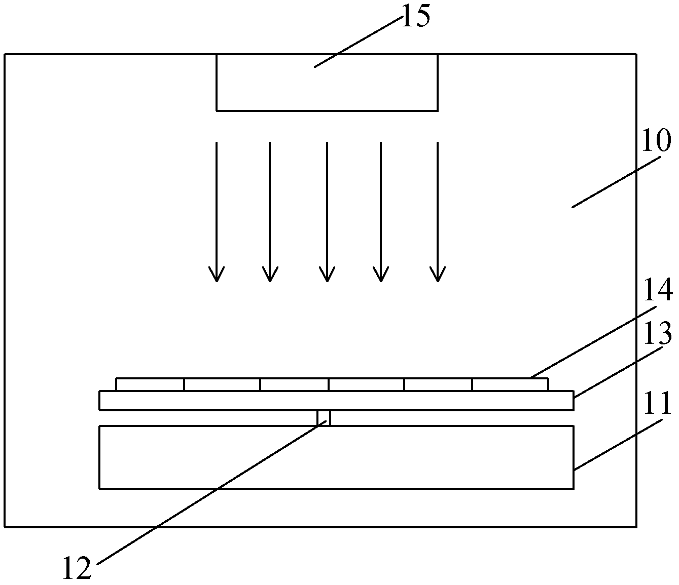 Device and method for controlling basal heating in chemical gaseous phase sedimentary chamber