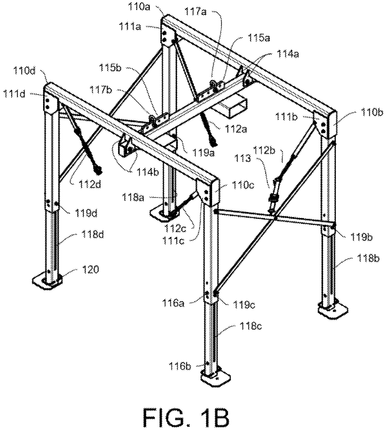 Aircraft engine storage frame and system