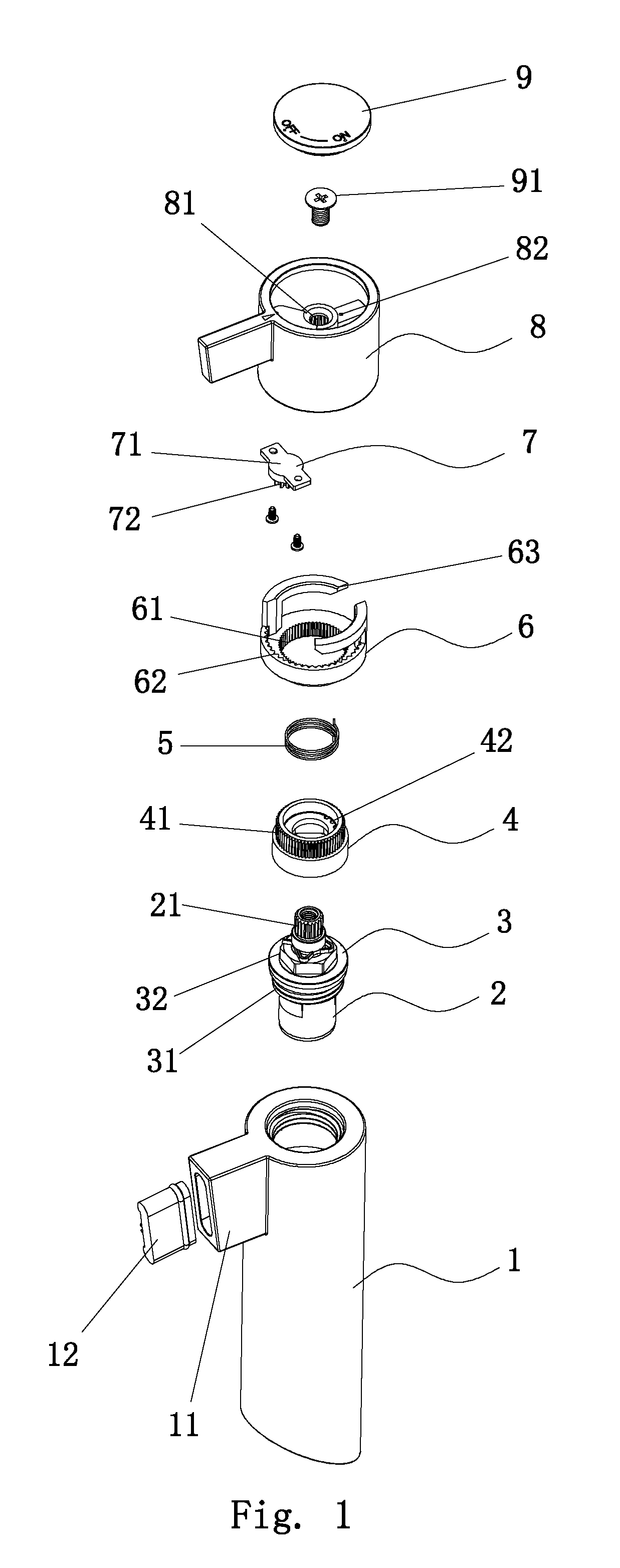 Water saving mechanism for a faucet