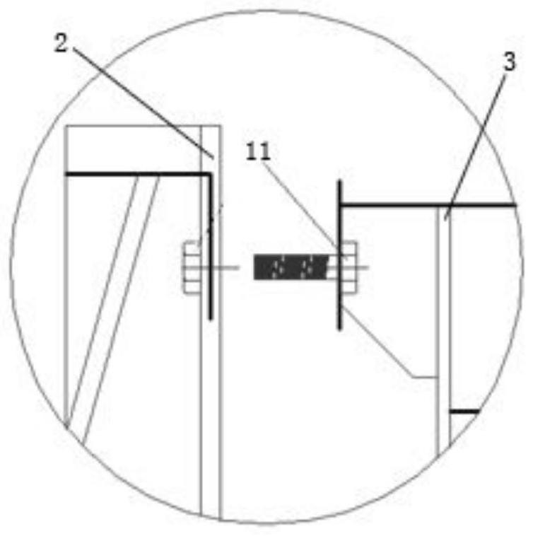 Multi-layer integrated target frame for penetration test and mounting method