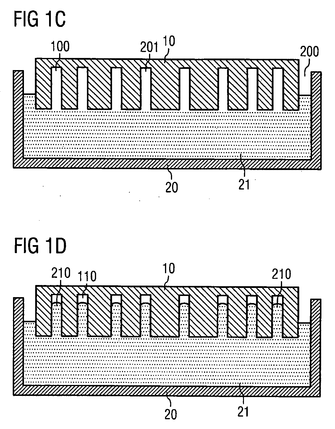 Method for placing material onto a target board by means of a transfer board