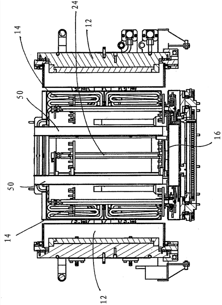 Apparatus for treating and/or coating surface of substrate component
