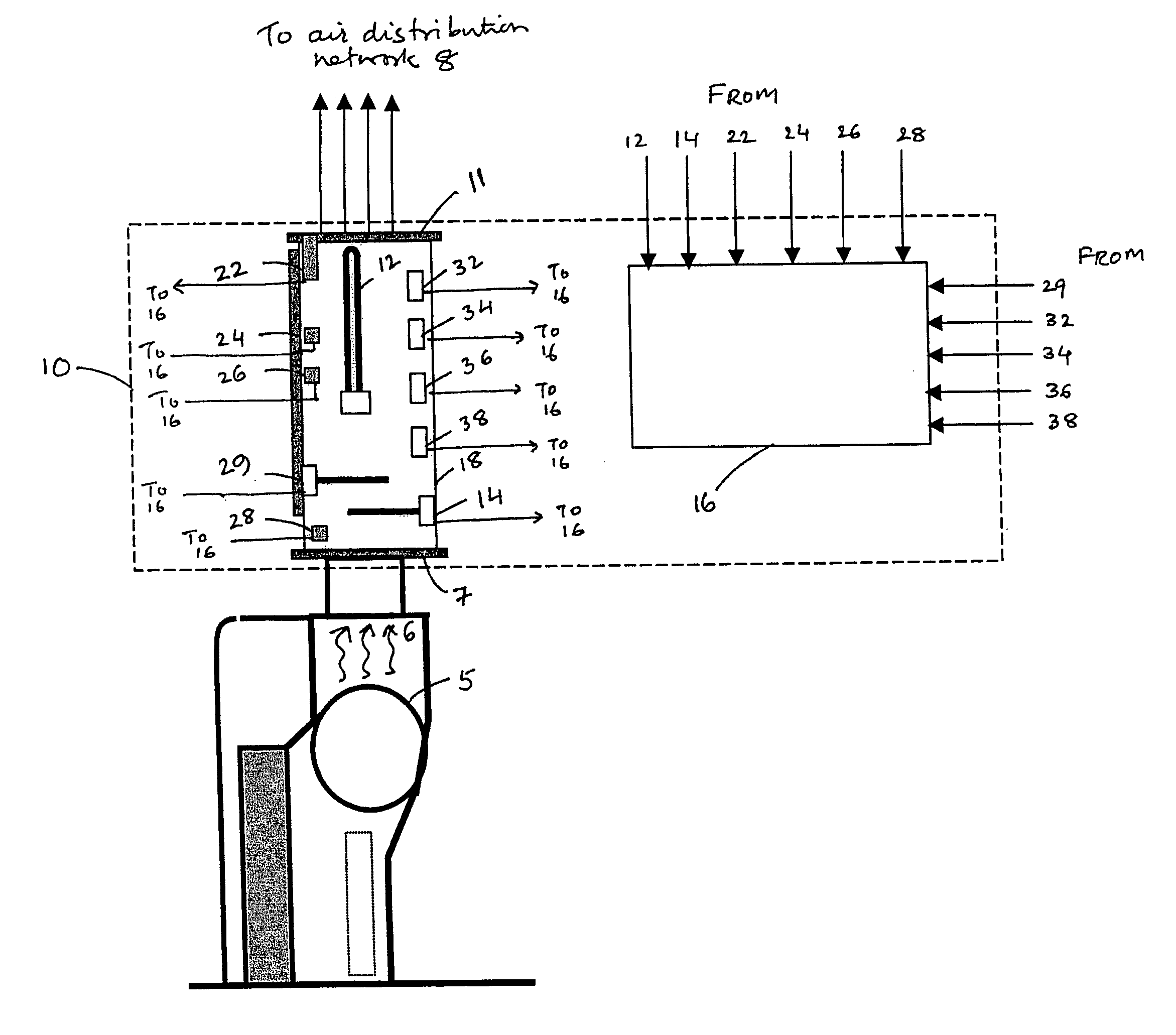 System and method of air quality control for air-conditioning devices