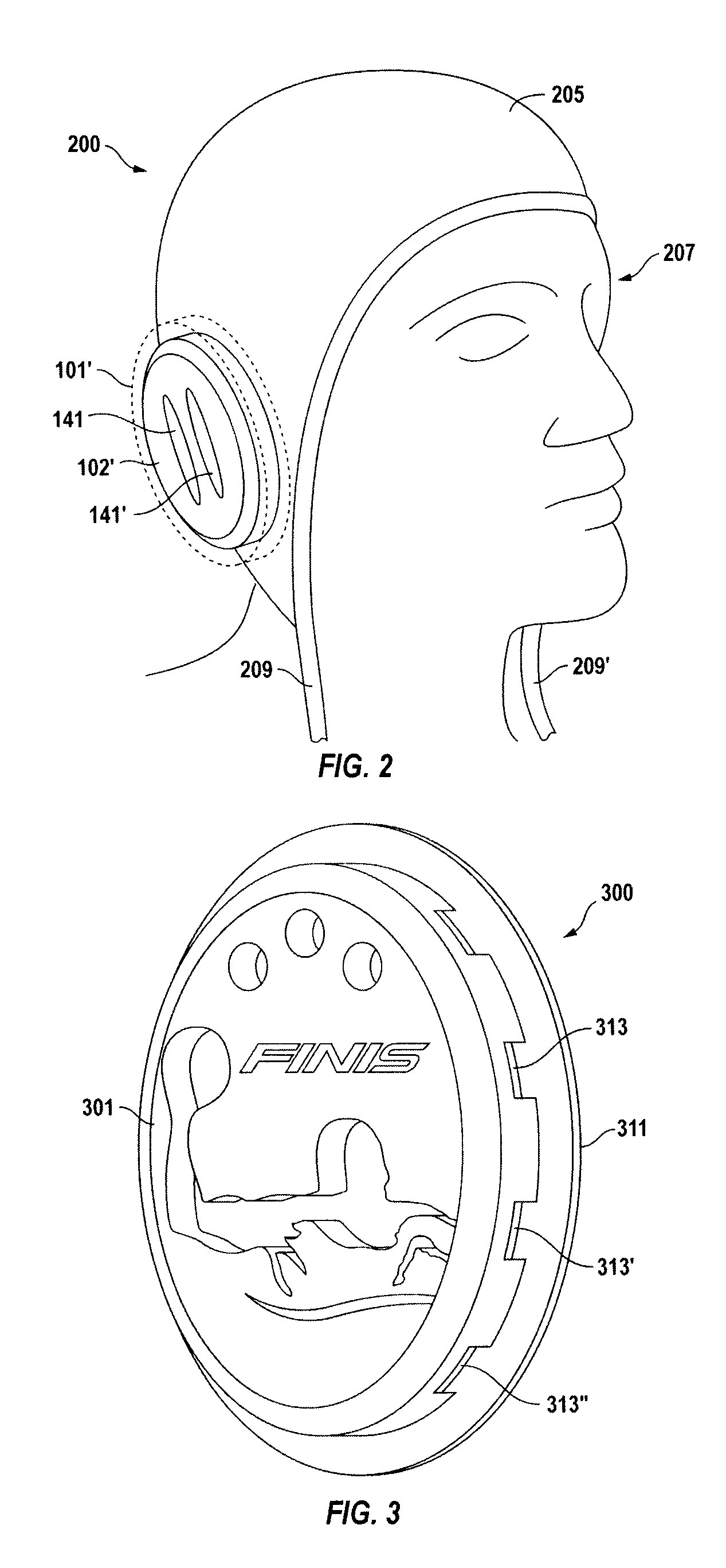 Protective head gear for aquatic sports