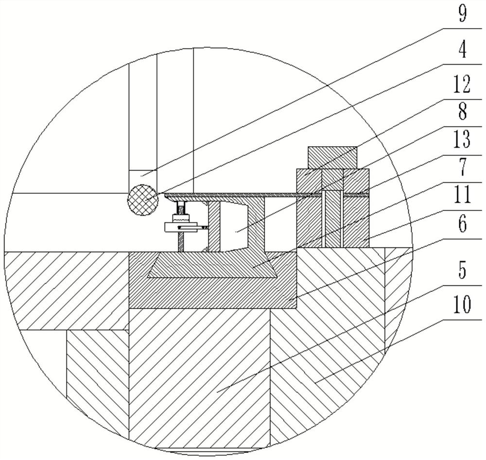 Sealing device for electrolytic copper foil