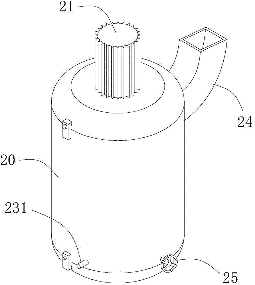 Pretreatment device for producing potato chips through potatoes