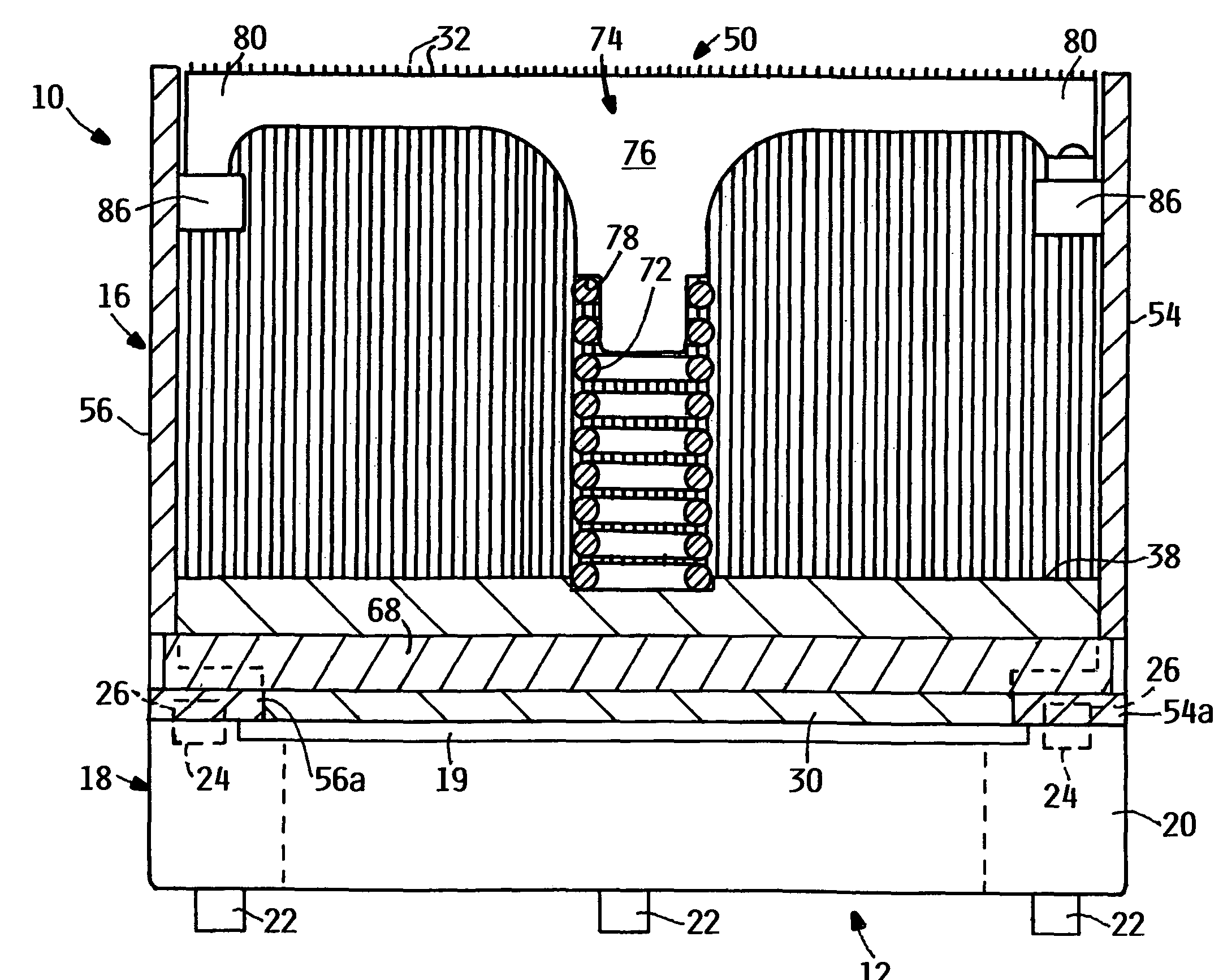 Method and apparatus for mounting a heat transfer apparatus upon an electronic component