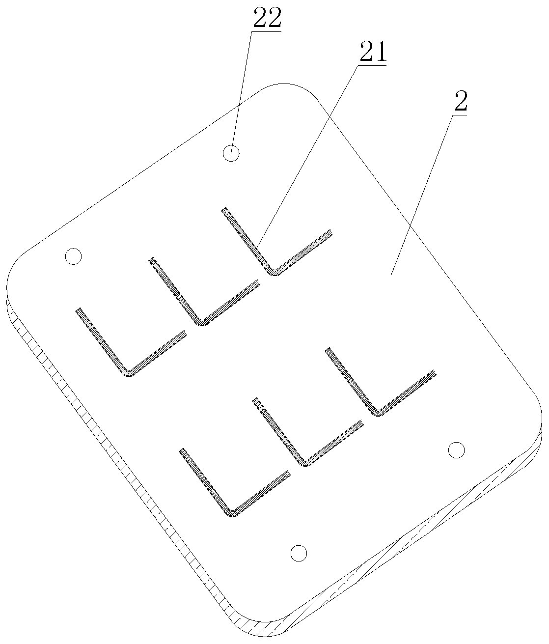 Die combination structure