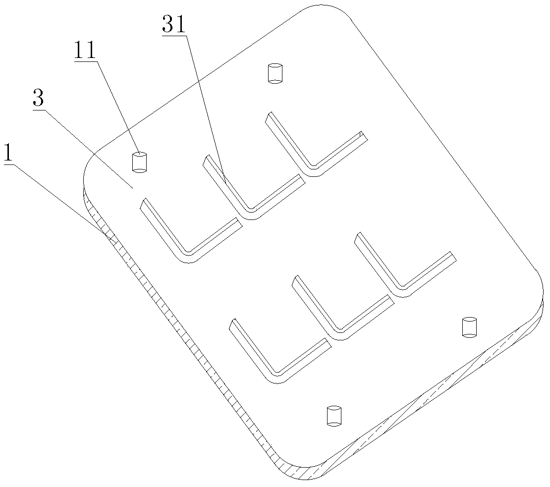 Die combination structure