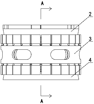 A circular expansion type wiring cassette