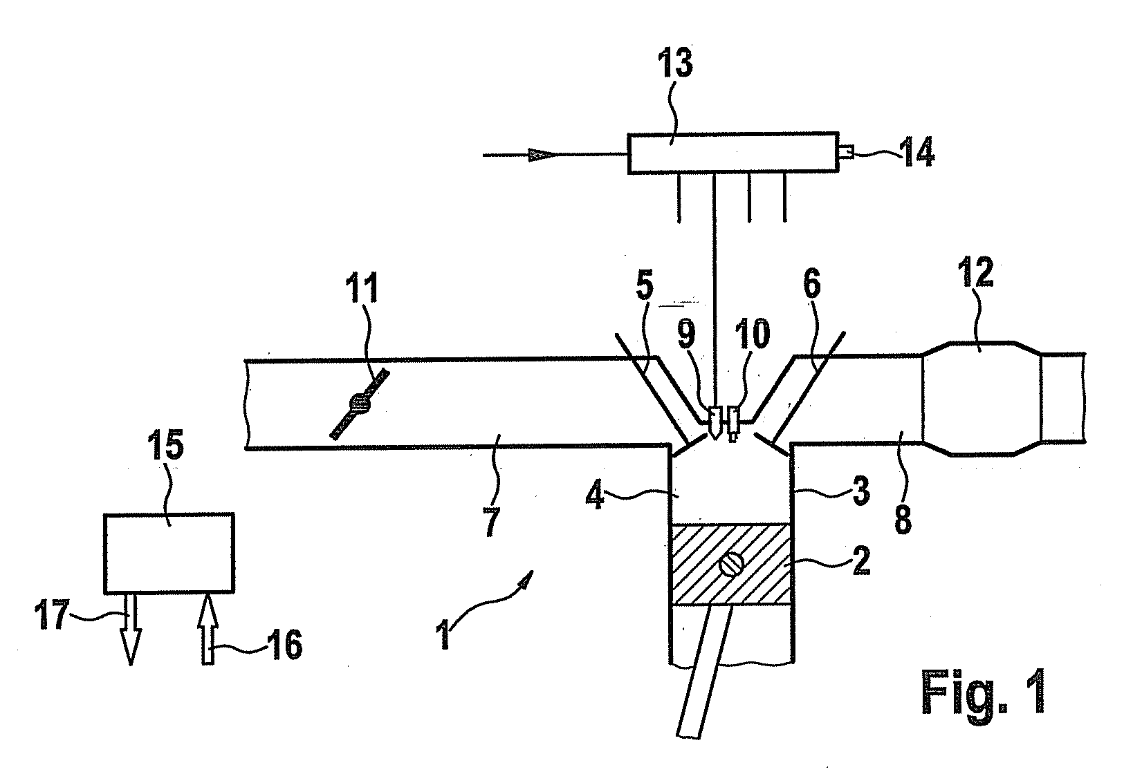 Method for operating an internal combustion engine using externally supplied ignition