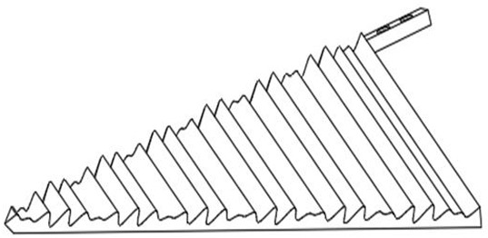 Double-frequency self-excited vibration type double-wing break shovel