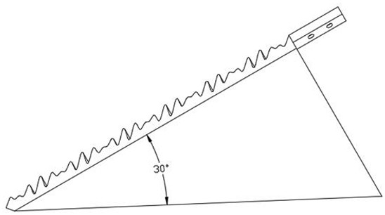 Double-frequency self-excited vibration type double-wing break shovel