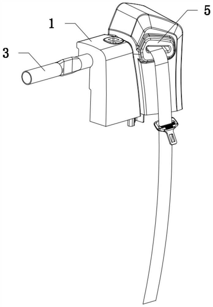 Safety belt guiding device