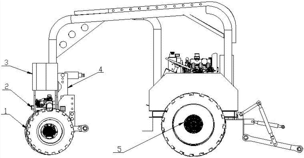 Vegetable field operation power machine