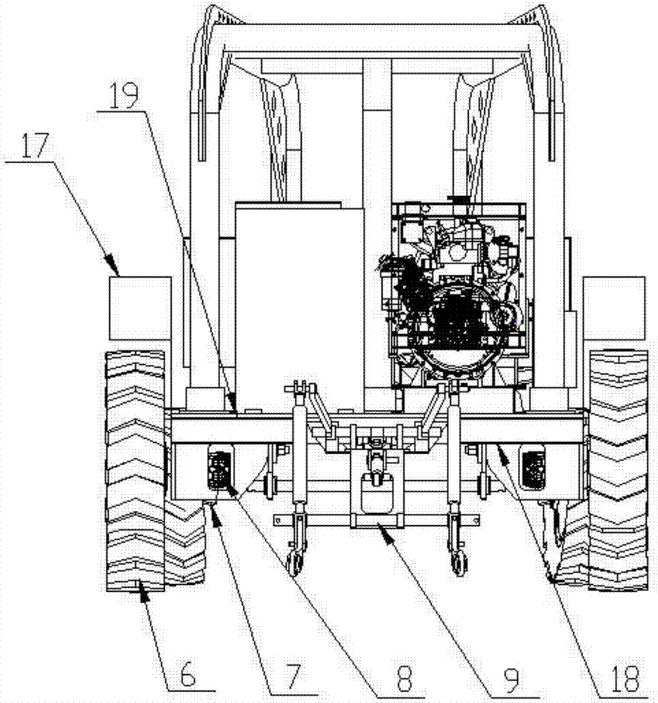 Vegetable field operation power machine