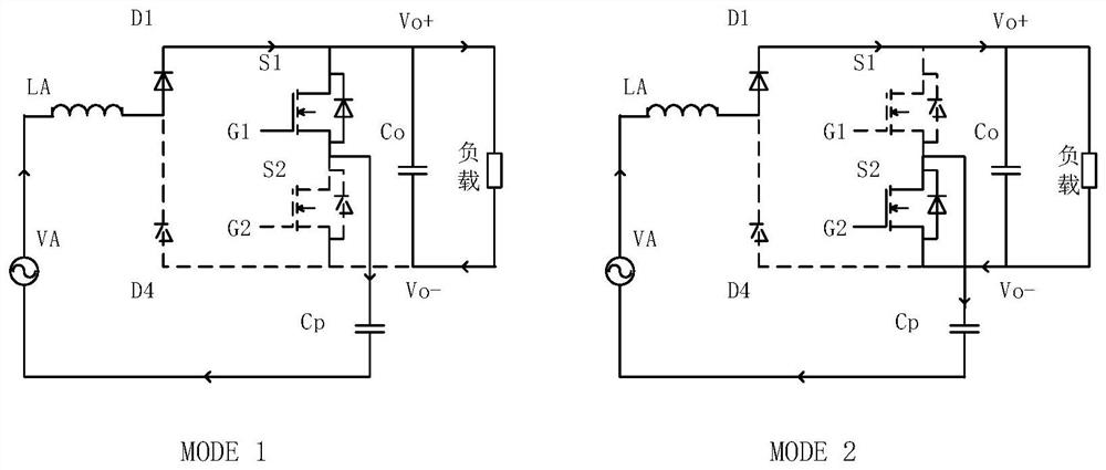 Variable-frequency resonant three-phase power factor correction converter