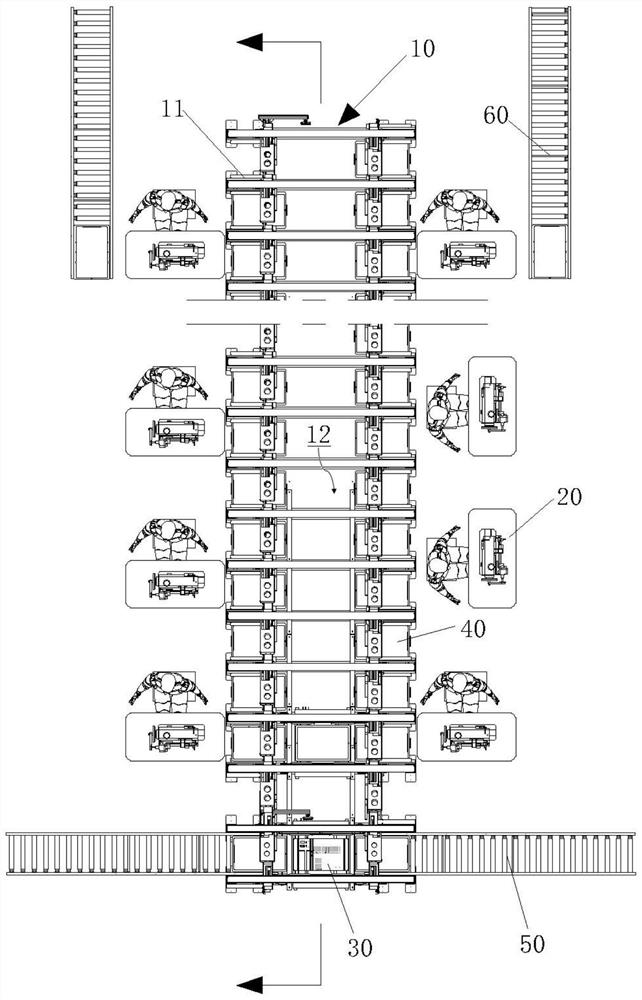 Production method and system based on stereoscopic storehouse