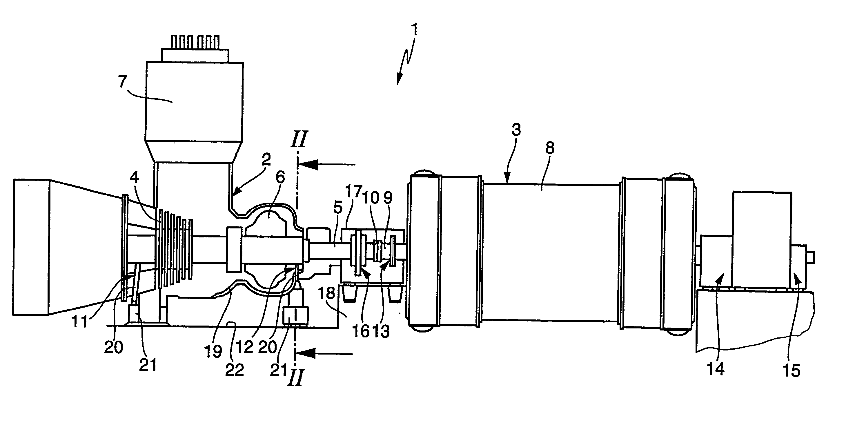 Turbogroup of a power generating plant