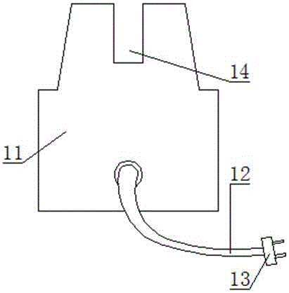 Device for detecting air in infusion pipeline