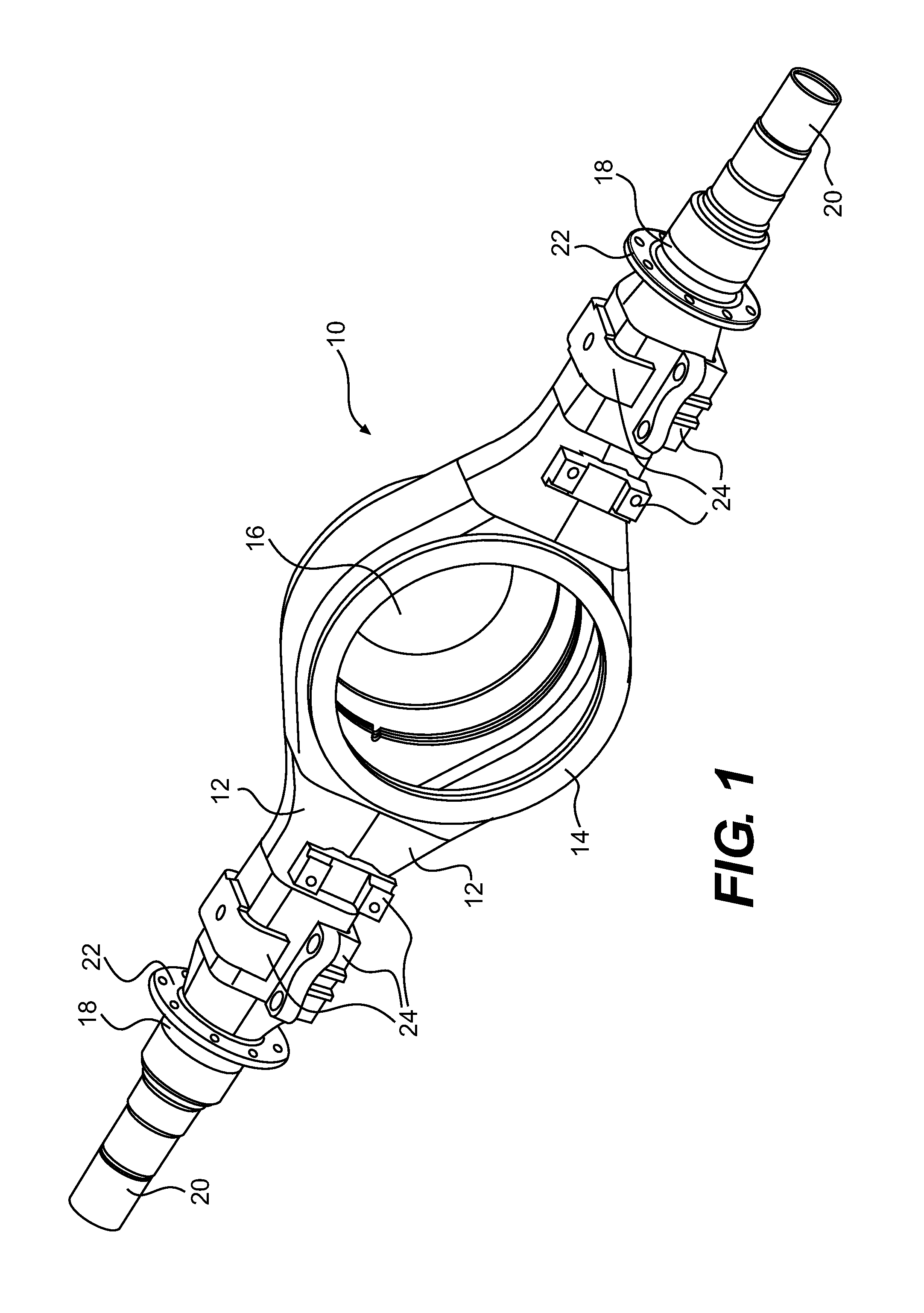 Method and apparatus for manufacturing an axle for a vehicle