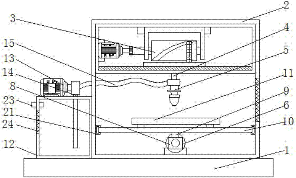 Paint spraying device for computer circuit board