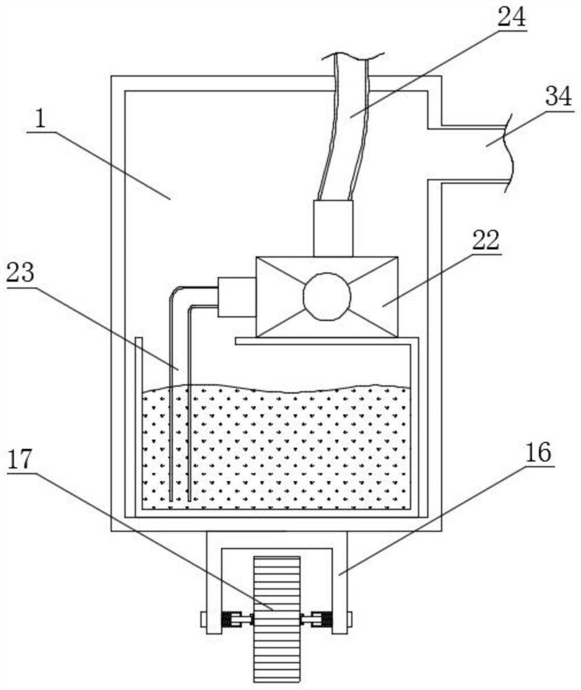 Ship rust removal robot based on high-pressure water jet and convenient to walk