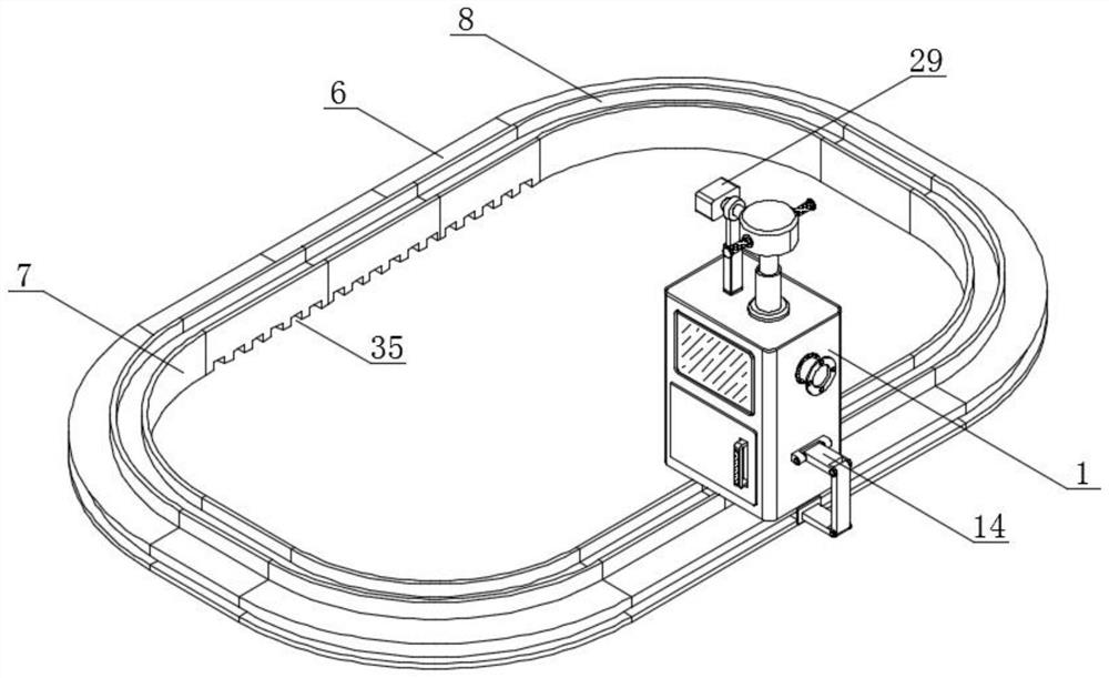 Ship rust removal robot based on high-pressure water jet and convenient to walk