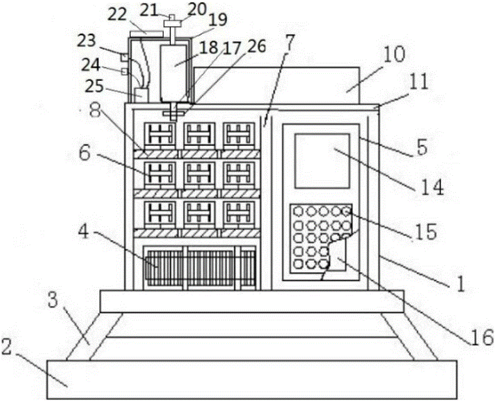 High voltage inverter capable of automatically extinguishing fire