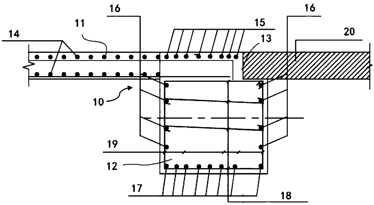 Finalized prefabricated type reinforced concrete support cover plate and construction method