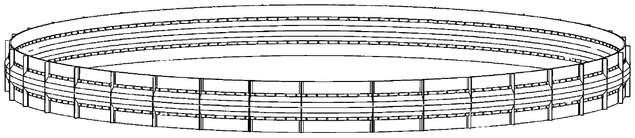 Conditional contact-bearing linear separation ring