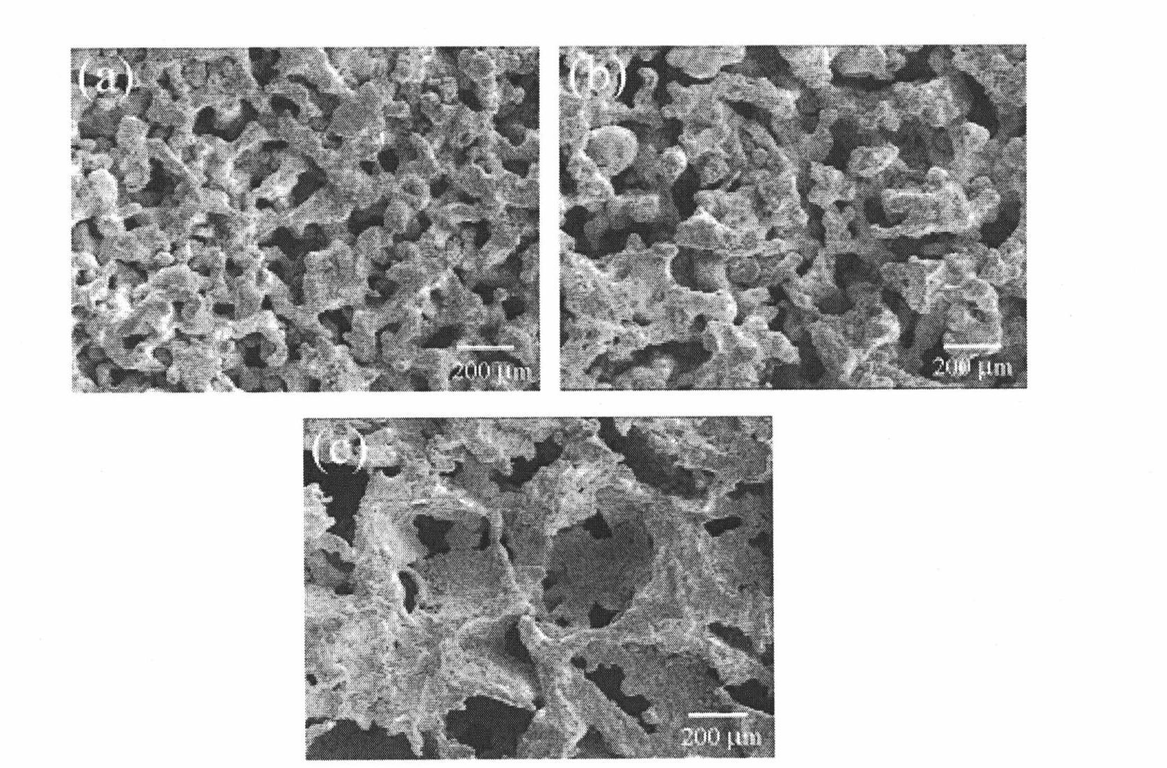 Preparation process of small-aperture foamed aluminum with strictly controllable void ratio