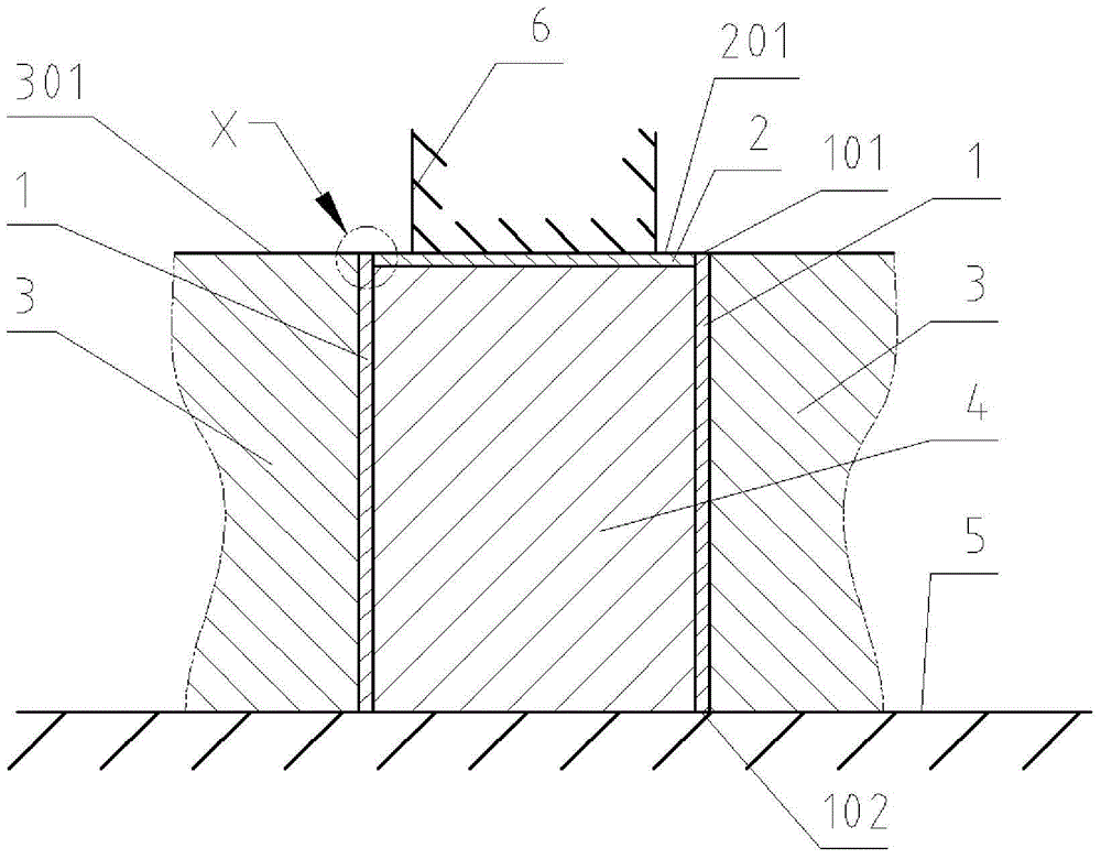 Laminated lithium battery aluminum shell structure and manufacturing method thereof
