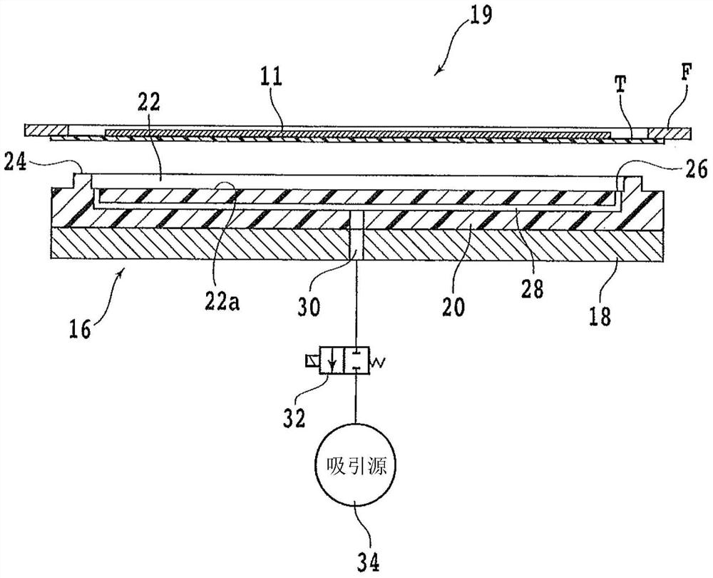 Chuck table and cleaning device