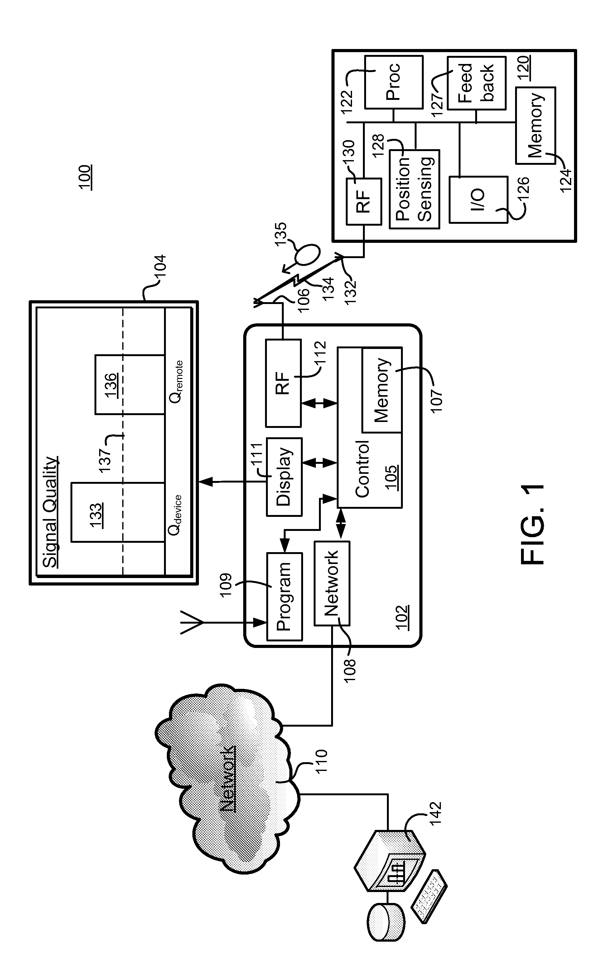 Systems, methods and devices for providing feedback about a quality of communication between a device and a remote control