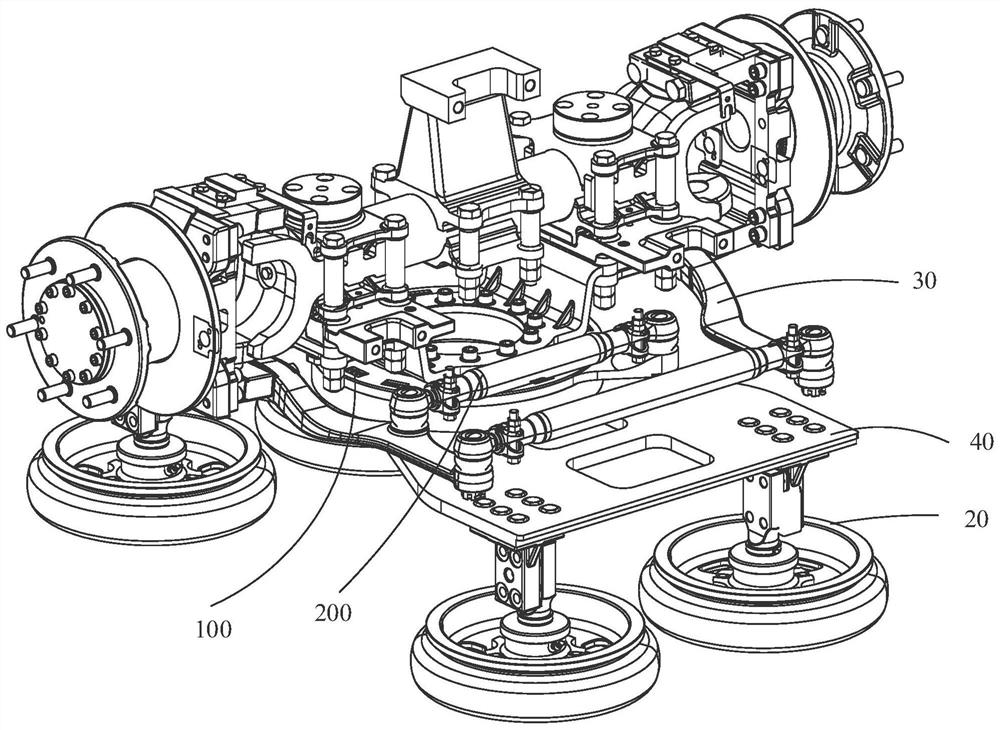 Bogie and railway vehicle