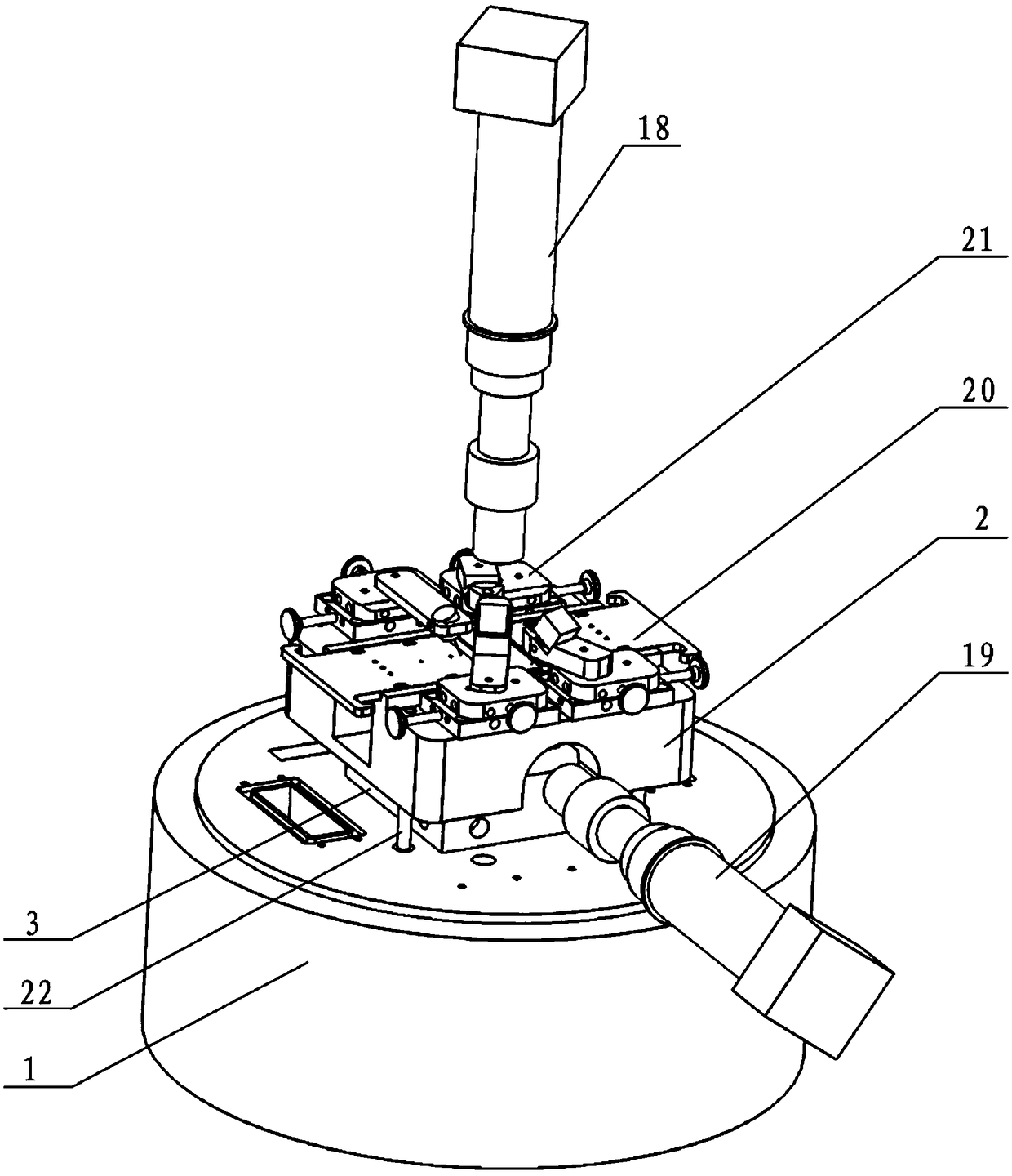 A dual-probe atomic force microscope fast approximation device and method