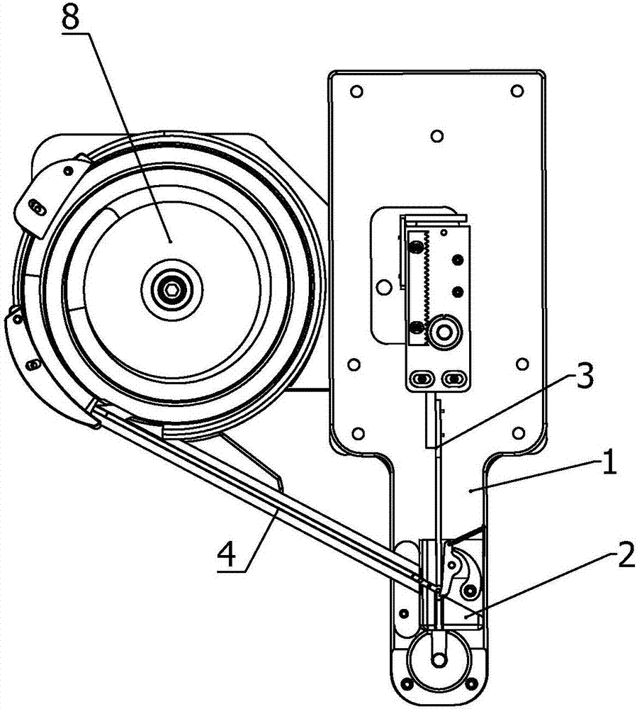 Lower rivet feed mechanism for automatic button-riveting machines
